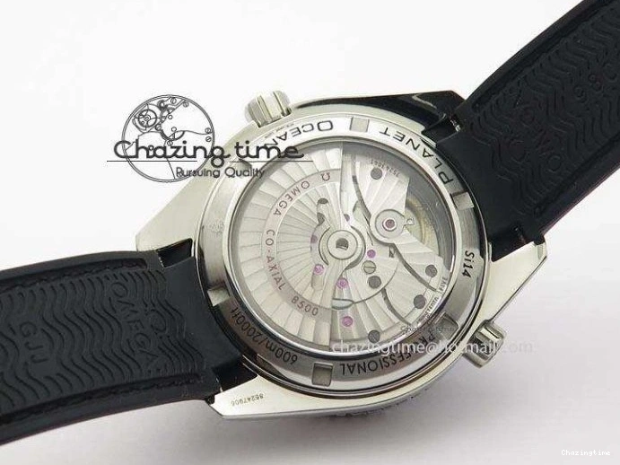 0411 Colorful Planet Ocean SS Bp Maker 45mm Black Bezel On Black Rubber Strap A 8219